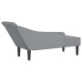 Tagesbettsofa mit Kissen aus hellem grauem Stoff. von , Tagesbetten - Ref: Foro24-4007596, Preis: 159,05 €, Rabatt: %
