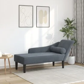 Sofá diván con cojines terciopelo gris oscuro by , Daybeds - Ref: Foro24-4007589, Price: 157,25 €, Discount: %