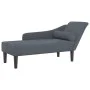 Sofá diván con cojines terciopelo gris oscuro by , Daybeds - Ref: Foro24-4007589, Price: 157,25 €, Discount: %