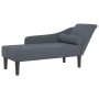 Tagesbettsofa mit dunkelgrauen Samtkissen von , Tagesbetten - Ref: Foro24-4007589, Preis: 156,62 €, Rabatt: %