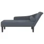 Tagesbettsofa mit dunkelgrauen Samtkissen von , Tagesbetten - Ref: Foro24-4007589, Preis: 157,25 €, Rabatt: %