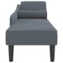 Sofá diván con cojines terciopelo gris oscuro by , Daybeds - Ref: Foro24-4007589, Price: 157,25 €, Discount: %