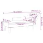 Tagesbettsofa mit dunkelgrauen Samtkissen von , Tagesbetten - Ref: Foro24-4007589, Preis: 157,25 €, Rabatt: %