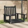 Gartenschaukelstuhl mit Metallketten und schwarzer Fichtenholzschale von , Gartenwippen - Ref: Foro24-4008976, Preis: 108,98 ...