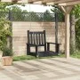 Gartenschaukelstuhl mit Metallketten und schwarzer Fichtenholzschale von , Gartenwippen - Ref: Foro24-4008976, Preis: 108,98 ...