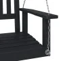 Gartenschaukelstuhl mit Metallketten und schwarzer Fichtenholzschale von , Gartenwippen - Ref: Foro24-4008976, Preis: 108,98 ...
