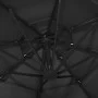 4-tier parasol with black aluminum pole 3x3 m by vidaXL, Umbrellas - Ref: Foro24-313834, Price: 159,21 €, Discount: %