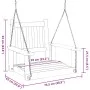 Gartenschaukelstuhl mit Metallketten und schwarzer Fichtenholzschale von , Gartenwippen - Ref: Foro24-4008976, Preis: 108,98 ...