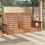 Banco columpio jardín con cadenas de metal madera abeto marrón by , Garden rockers - Ref: Foro24-4008981, Price: 185,12 €, Di...
