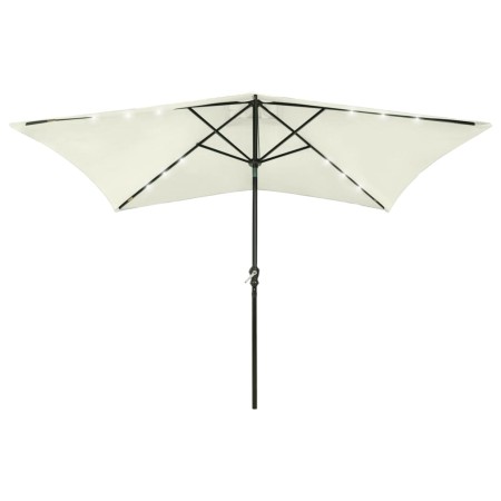 Umbrella with LED and sand steel pole 2x3 m by vidaXL, Umbrellas - Ref: Foro24-313787, Price: 66,96 €, Discount: %