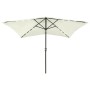 Umbrella with LED and sand steel pole 2x3 m by vidaXL, Umbrellas - Ref: Foro24-313787, Price: 66,96 €, Discount: %