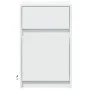 Mesitas de noche con luces LED 2 uds madera ingeniería blanca by , Nightstands - Ref: Foro24-851999, Price: 78,40 €, Discount: %