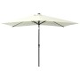 Umbrella with LED and sand steel pole 2x3 m by vidaXL, Umbrellas - Ref: Foro24-313787, Price: 66,96 €, Discount: %