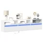 Wand-TV-Möbel mit weißem LED-Licht 180x31x45 cm von , TV-Möbel - Ref: Foro24-3307940, Preis: 156,65 €, Rabatt: %