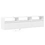 Wand-TV-Möbel mit weißem LED-Licht 180x31x45 cm von , TV-Möbel - Ref: Foro24-3307940, Preis: 156,65 €, Rabatt: %
