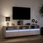 Wand-TV-Möbel mit weißem LED-Licht 180x31x45 cm von , TV-Möbel - Ref: Foro24-3307940, Preis: 156,65 €, Rabatt: %