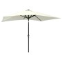 Umbrella with LED and sand steel pole 2x3 m by vidaXL, Umbrellas - Ref: Foro24-313787, Price: 66,96 €, Discount: %