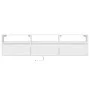 Wand-TV-Möbel mit weißem LED-Licht 180x31x45 cm von , TV-Möbel - Ref: Foro24-3307940, Preis: 156,65 €, Rabatt: %