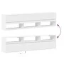 Wand-TV-Möbel mit weißem LED-Licht 180x31x45 cm von , TV-Möbel - Ref: Foro24-3307940, Preis: 156,65 €, Rabatt: %
