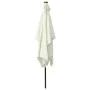 Sombrilla con LED y poste de acero arena 2x3 m de vidaXL, Sombrillas - Ref: Foro24-313787, Precio: 66,13 €, Descuento: %