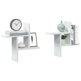 Wandregale 2 Stück Sperrholz weiß 38x12x38 cm von , Regale und Regale - Ref: Foro24-853245, Preis: 21,94 €, Rabatt: %