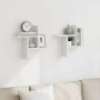 Estantes de pared 2 uds madera contrachapada blanco 38x12x38 cm by , Shelves and shelves - Ref: Foro24-853245, Price: 21,94 €...