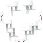 Estantes de pared 2 uds madera contrachapada blanco 38x12x38 cm by , Shelves and shelves - Ref: Foro24-853245, Price: 21,94 €...