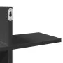 Estantería de pared madera de ingeniería negra 124,5x18x60,5 cm by , Shelves and shelves - Ref: Foro24-853264, Price: 45,86 €...