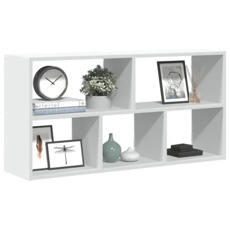 Wandregal aus weißem Ingenieurholz 100x25x50 cm von , Regale und Regale - Ref: Foro24-853272, Preis: 50,70 €, Rabatt: %