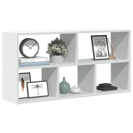 Wandregal aus weißem Ingenieurholz 100x25x50 cm von , Regale und Regale - Ref: Foro24-853272, Preis: 51,47 €, Rabatt: %