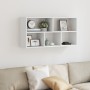 Wandregal aus weißem Ingenieurholz 100x25x50 cm von , Regale und Regale - Ref: Foro24-853272, Preis: 51,47 €, Rabatt: %