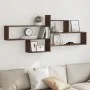 Estante de pared madera ingeniería marrón roble 167,5x18x68 cm de , Estantes y estanterías - Ref: Foro24-853323, Precio: 45,1...