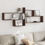Wandregal aus braunem Eichenfurnierholz 167,5x18x68 cm von , Regale und Regale - Ref: Foro24-853323, Preis: 45,83 €, Rabatt: %