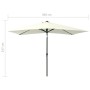 Umbrella with LED and sand steel pole 2x3 m by vidaXL, Umbrellas - Ref: Foro24-313787, Price: 66,96 €, Discount: %