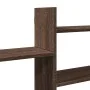 Estante de pared madera ingeniería marrón roble 167,5x18x68 cm de , Estantes y estanterías - Ref: Foro24-853323, Precio: 45,1...