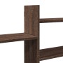 Wandregal aus braunem Eichenfurnierholz 167,5x18x68 cm von , Regale und Regale - Ref: Foro24-853323, Preis: 45,83 €, Rabatt: %