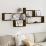Estante de pared madera ingeniería roble ahumado 167,5x18x68 cm by , Shelves and shelves - Ref: Foro24-853321, Price: 44,14 €...