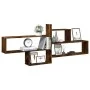 Wandregal aus geräucherter Eichen-Ingenieurholz 167,5x18x68 cm von , Regale und Regale - Ref: Foro24-853321, Preis: 44,14 €, ...