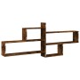 Estante de pared madera ingeniería roble ahumado 167,5x18x68 cm by , Shelves and shelves - Ref: Foro24-853321, Price: 44,84 €...