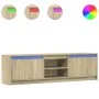 Mueble de TV LED madera de ingeniería roble Sonoma 180x34x50 cm by , TV Furniture - Ref: Foro24-3307914, Price: 141,46 €, Dis...