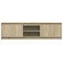 Mueble de TV LED madera de ingeniería roble Sonoma 180x34x50 cm by , TV Furniture - Ref: Foro24-3307914, Price: 144,47 €, Dis...