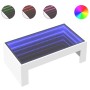 Couchtisch mit Infinity LED weiß 90x50x30 cm von , Couchtisch - Ref: Foro24-847616, Preis: 102,43 €, Rabatt: %