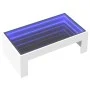 Couchtisch mit Infinity LED weiß 90x50x30 cm von , Couchtisch - Ref: Foro24-847616, Preis: 101,05 €, Rabatt: %