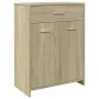 Badezimmerschrank aus Eichenholz-Sonoma-Sperrholz 60x33x80 cm. von , Badezimmermöbel - Ref: Foro24-849645, Preis: 65,46 €, Ra...