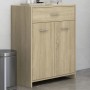 Badezimmerschrank aus Eichenholz-Sonoma-Sperrholz 60x33x80 cm. von , Badezimmermöbel - Ref: Foro24-849645, Preis: 66,44 €, Ra...