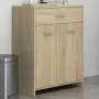 Badezimmerschrank aus Eichenholz-Sonoma-Sperrholz 60x33x80 cm. von , Badezimmermöbel - Ref: Foro24-849645, Preis: 65,46 €, Ra...