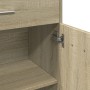 Badezimmerschrank aus Eichenholz-Sonoma-Sperrholz 60x33x80 cm. von , Badezimmermöbel - Ref: Foro24-849645, Preis: 66,44 €, Ra...