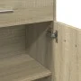 Badezimmerschrank aus Eichenholz-Sonoma-Sperrholz 60x33x80 cm. von , Badezimmermöbel - Ref: Foro24-849645, Preis: 65,46 €, Ra...
