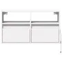 TV-Wandmöbel mit LED-Lichtern, weiß, 80x31x45 cm. von , TV-Möbel - Ref: Foro24-852327, Preis: 50,22 €, Rabatt: %