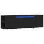 Mueble de TV de pared con luces LED negro 135x31x39,5 cm de , Muebles TV - Ref: Foro24-852384, Precio: 89,90 €, Descuento: %